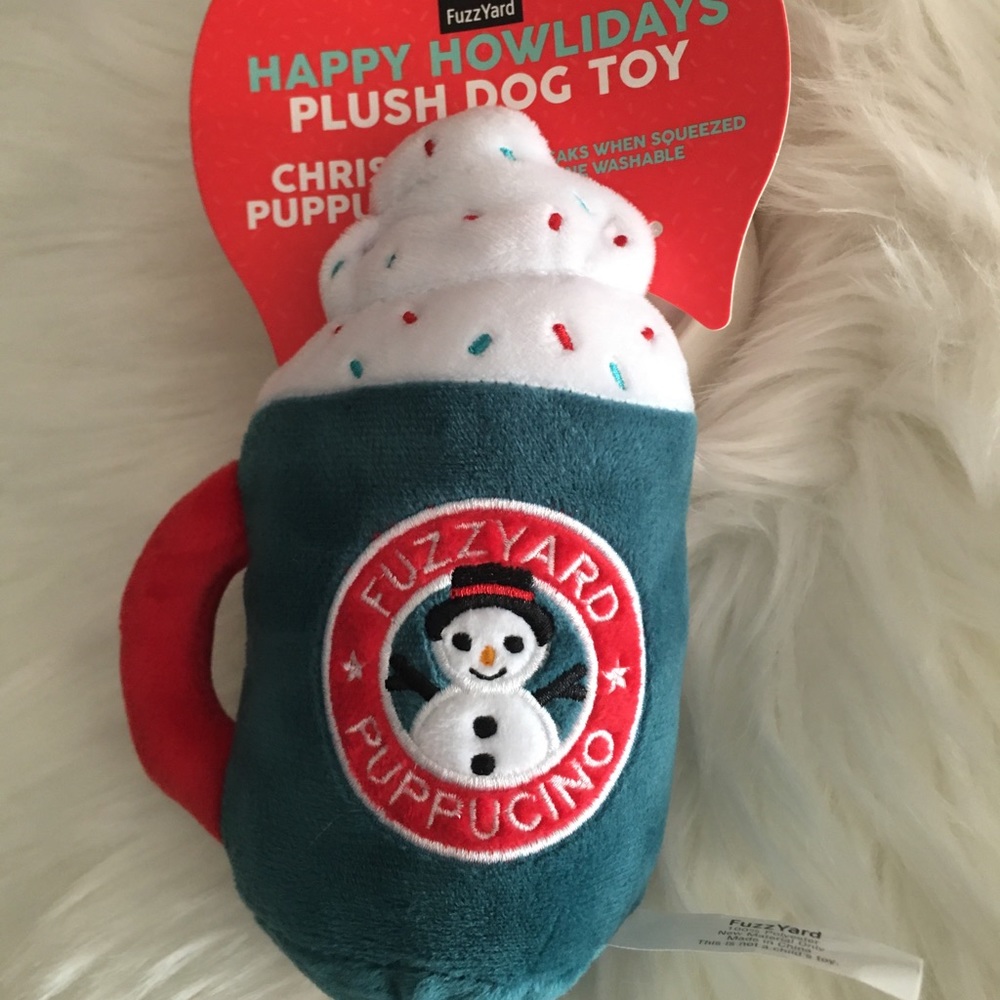 Plush Doggy cup of “Puppiccino” toy